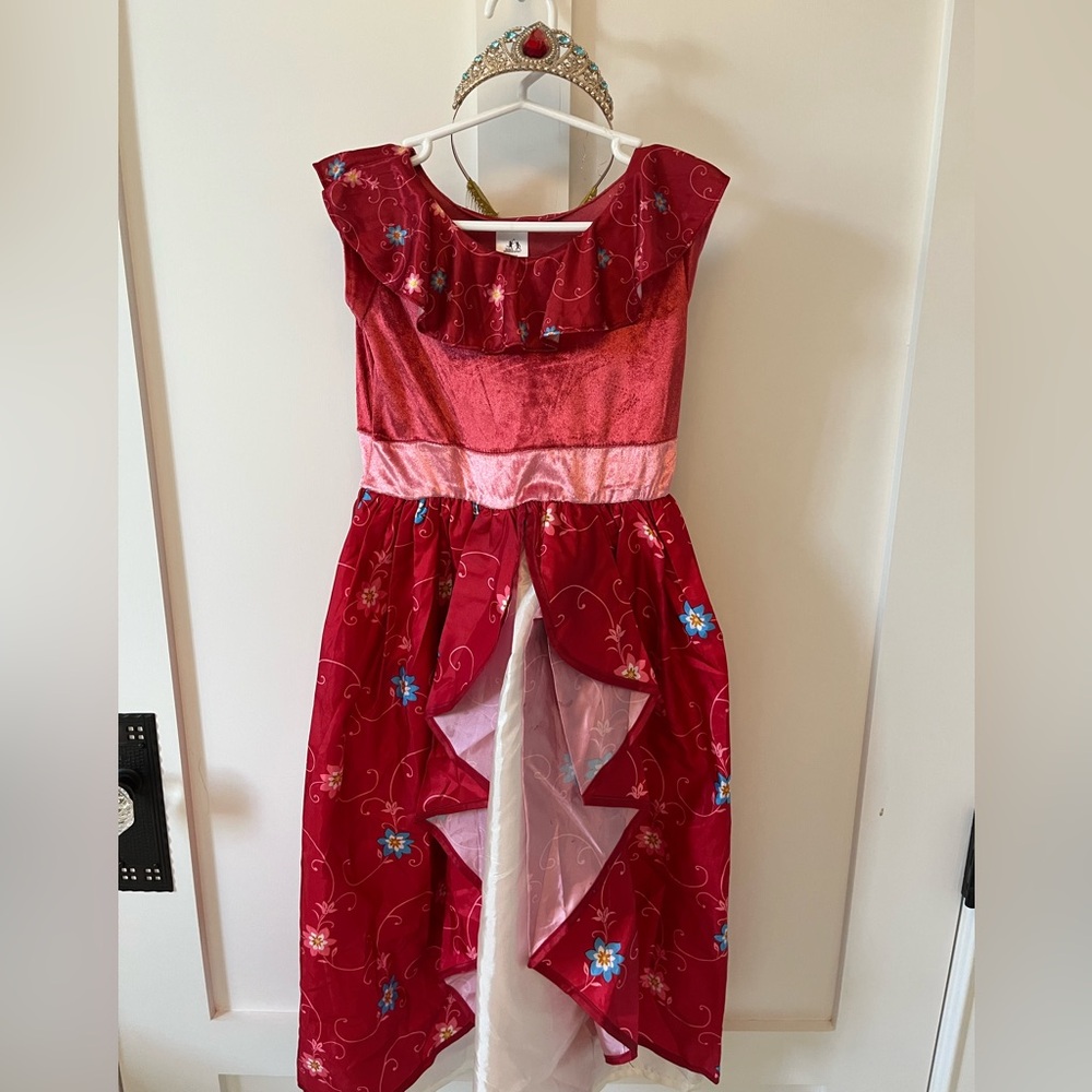 Little Adventures Princess Elena Dress and Tiara, size 5-7